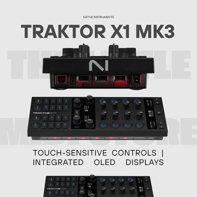 Native Instruments Traktor Kontrol X1 MK3 DJ Controller Portable