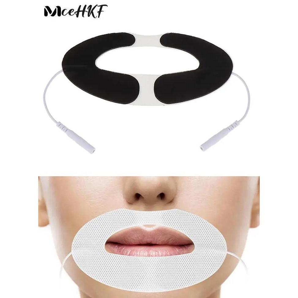 1PCS Lips Electrode Pad For Massager Non Woven Fabric Replacement Electrode Patch Accessory For Puls