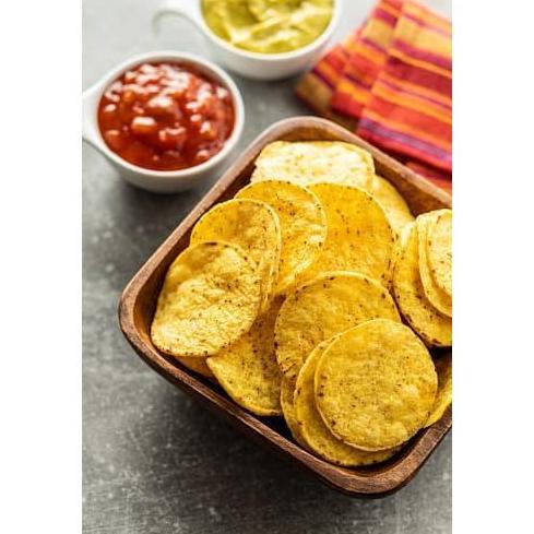 Poco Loco TortillaNacho Chips Plain Round 450g TS