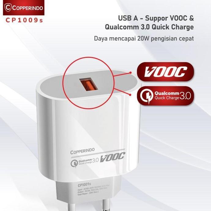 COPPER CHARGER 18 WATT ( TIPE CP 1009 )