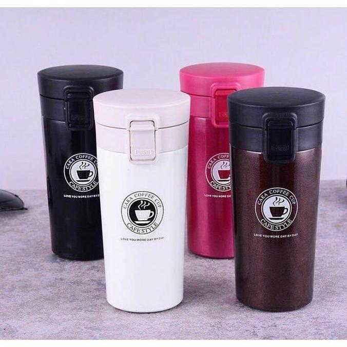 Termos Kopi Travel / Termos Motif Gelas Kopi VACUUM INSULATION CUP