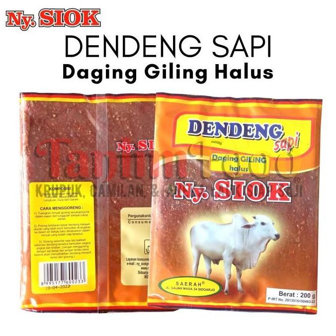 Dendeng Daging Sapi Original Ny Siok asli Sidoarjo