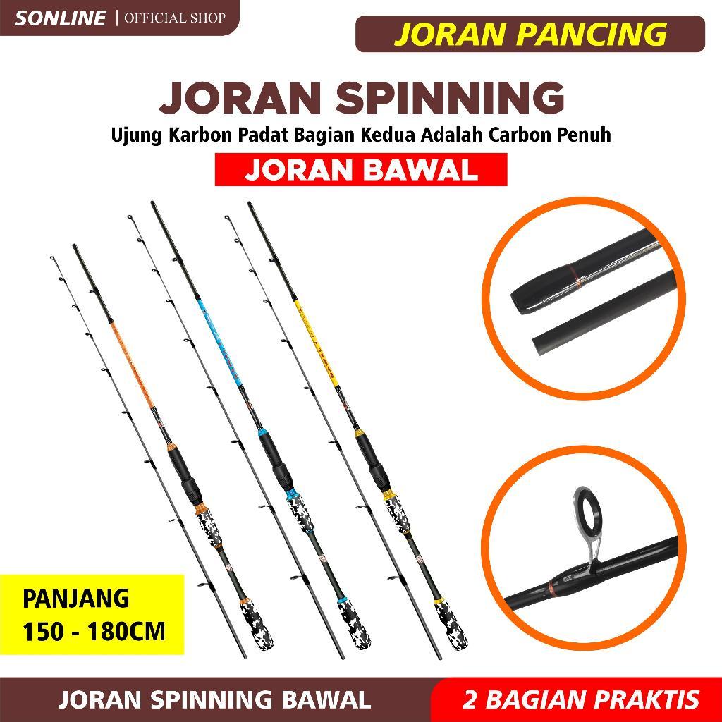 Sonline Joran Pancing Bawal 1.50M S/D 1.80M Fishing Rod Carbon Fiber Joran Pancing Spinning Joran Ba