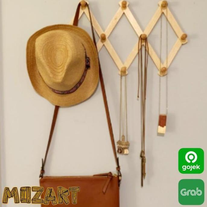 Gantungan Baju Kayu Lipat / WALL HANGER / HANGER KAYU / STAND HANGER