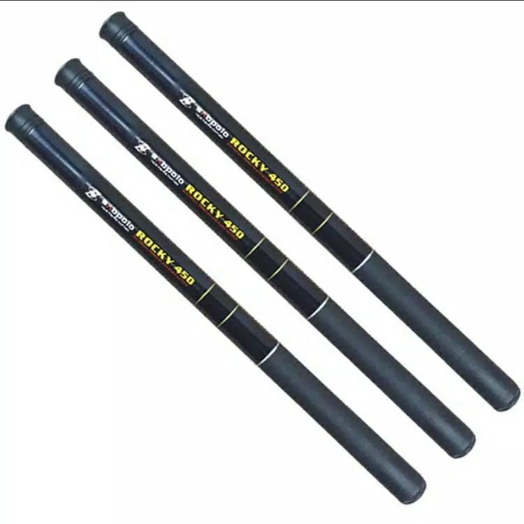 Joran Tegek Ruas Pendek Action Kaku Merk Rocky (Kuat)