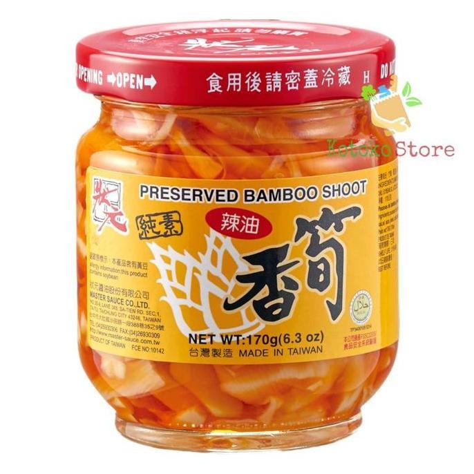 Master Preserved Bamboo Shoot / Master Acar Rebung Taiwan 170gr