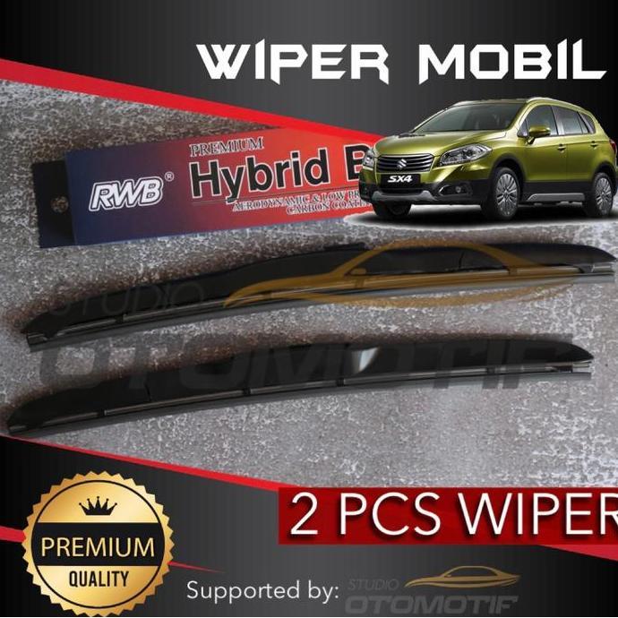 Wiper Sx4 Sx 4 Rwb Hybrid Graphite / Wiper Rwb Suzuki Sx4 Sx 4 2 Pcs Terbaik