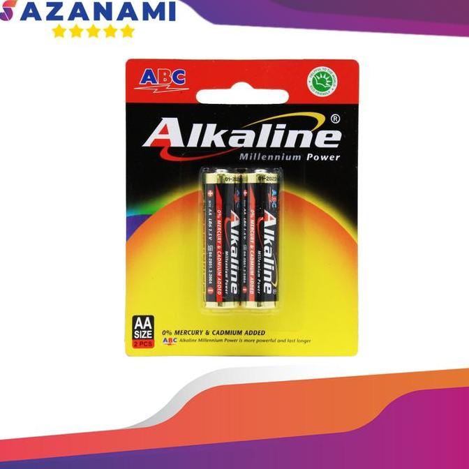 BATERAI ABC ALKALINE AAA 1.5V ISI 2PCS ALKALINE BATTERY BATERE