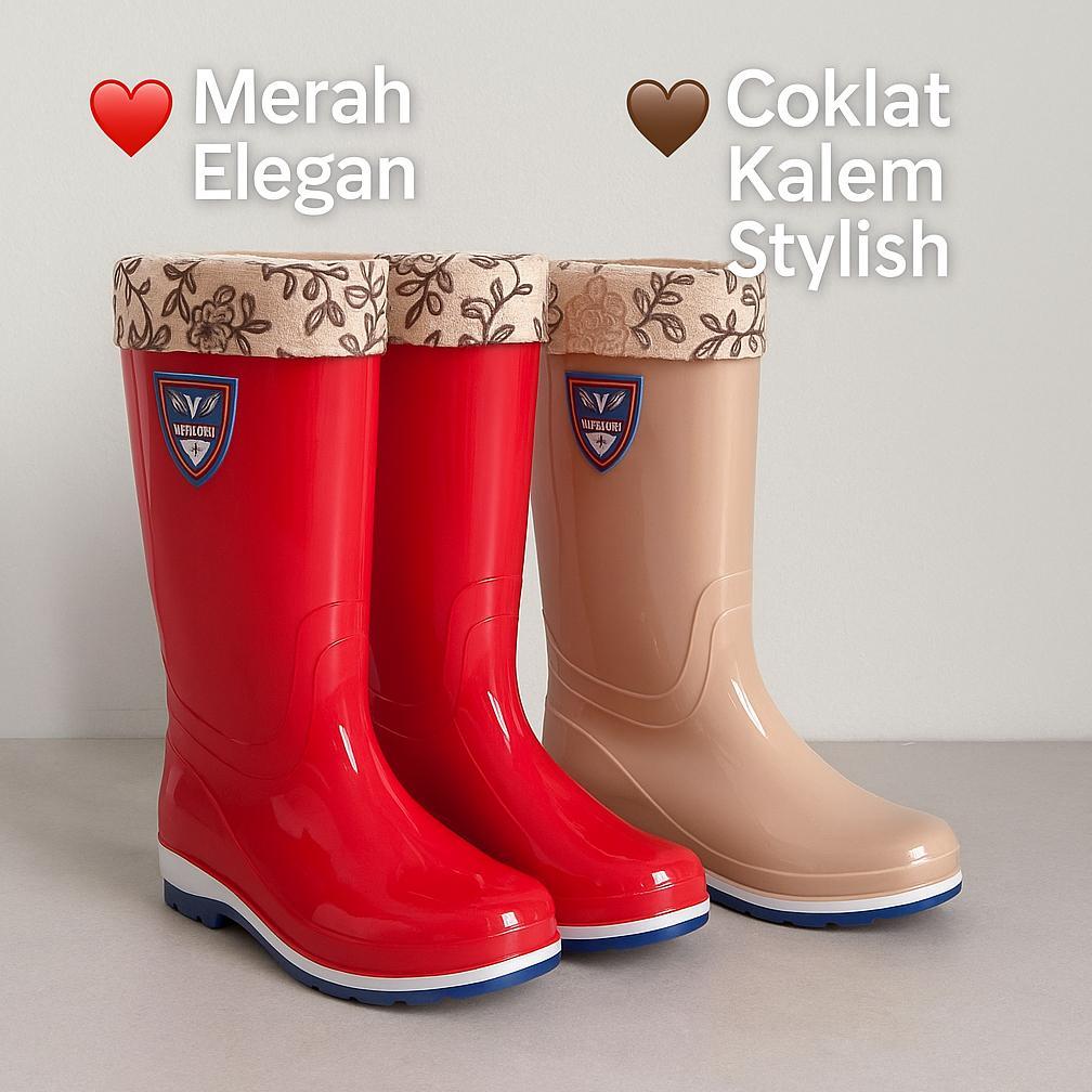 NEW Sepatu Boots Wanita Korean Style | Boots Sepatu Wanita | Sepatu Boot Wanita Sepatu Karet Pvc