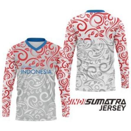 Termurah / Hot Sale Jersey Motif Batik Indonesia Jersey Dewasa Dan Anak Kaos Gowes Baju Mtb Mountain