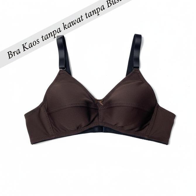 BL59 }} Bra Kaos Tanpa Kawat dan Tanpa Busa Size 34 36 38 40 42 Polos dan Motif Cantik Bh Wanita Dew