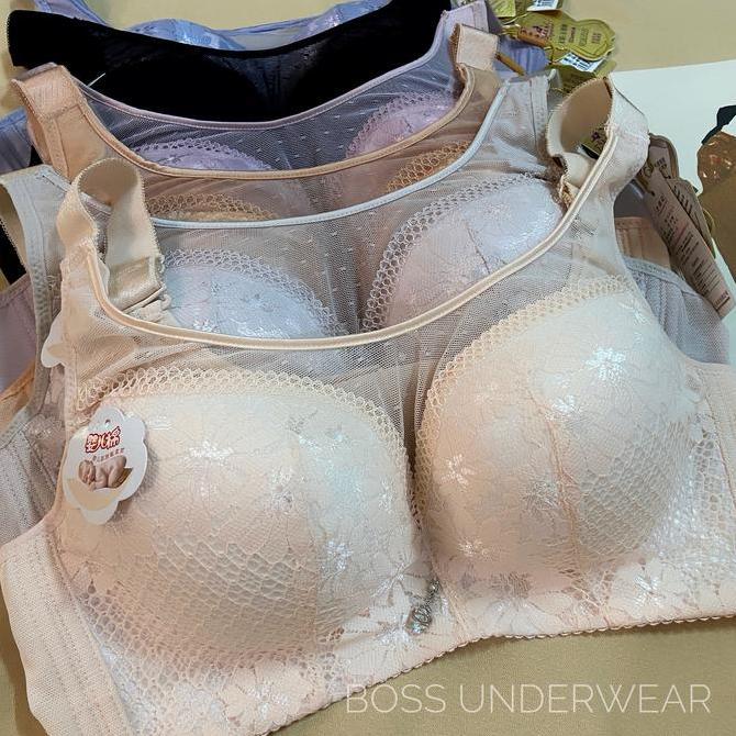 Bh Impor Jumbo | Bra Jumbo Premium| Bra Jumbo Tanpa Kawat Busa Tipis