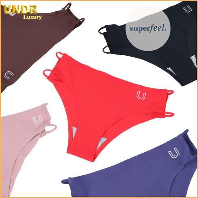 MD85 - SFL CELANA DALAM KOLOR WANITA SEXY TALI SAMPING SIDE STRAPS MERK UNDR PREMIUM BAGUS LEMBUT LE