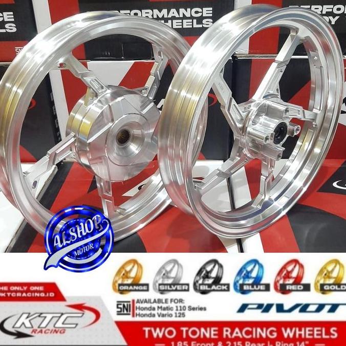 Terlaris Velg Racing Ktc Pivot Vario 125 Vario 150 Vario 110 Beat Scoopy Genio Motor Motorcycle Pele