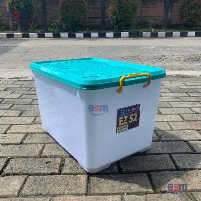 BSM BOX PLASTIK 52 LITER EZY / CONTAINER BOX EZY / KOTAK PENYIMPANAN