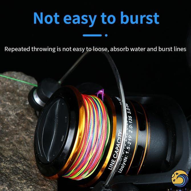 Fishx- Bingolife Senar Pancing Jepang Pe 100M Jalinan Memancing Anti Gigitan Kuat Senar Pancing Kuat