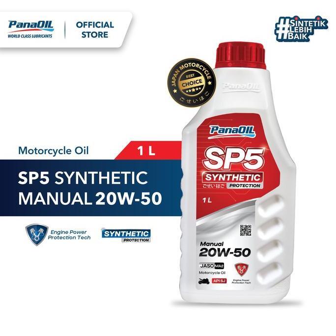 Olinol- Oli Motor Panaoil Sp5 Synthetic Manual 20W-50 Api Sj Jaso Ma2 1L