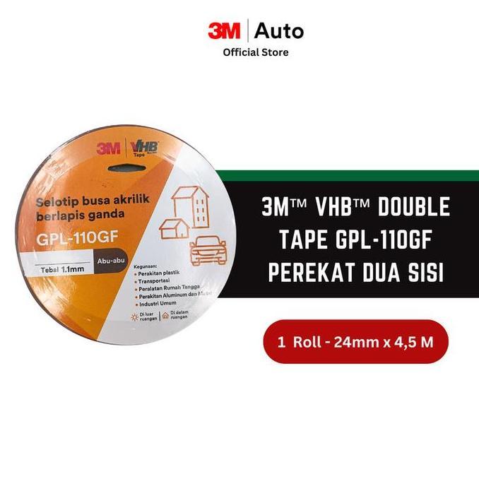 Bagus- 3M Vhb Double Tape 24Mm X 4.5M / Double Tape Mobil