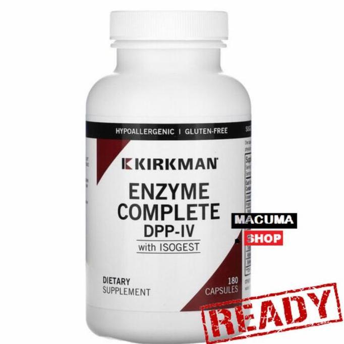 KIRKMAN LABS ENZYME COMPLETE DPP-IV WITH ISOGEST 180 CAPSULES