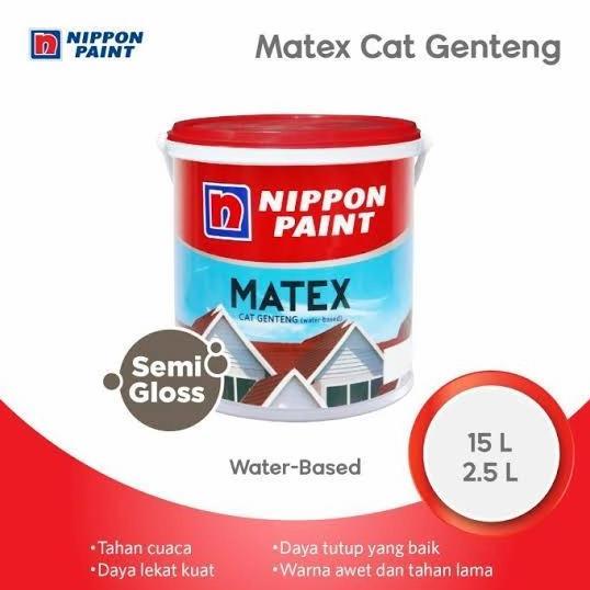 Colorbit- Cat Genteng Matex Nippon Paint 2,5 Liter (Warna Ready)