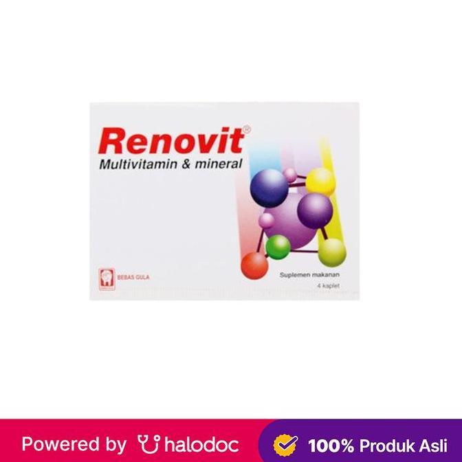 Renovit 4 Kaplet - Multivitamin - Halodoc