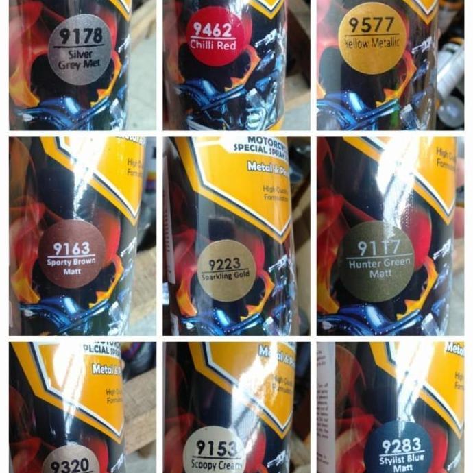 Colorbit- Pilox Pilok Diton Premium Black 9109 Diton Premium Hitam 9109 400Cc