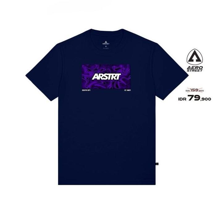 Xxxy- Aerostreet T Shirt Barra Navy Kaos T-Shirt Tshirt Aabaa