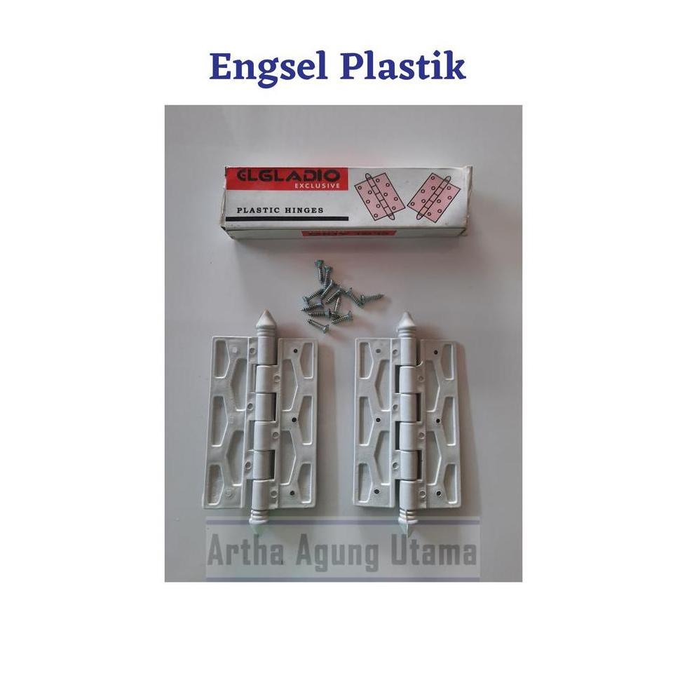 ><><><] ENGSEL PINTU KAMAR MANDI PLASTIK / ENGSEL PVC / ENGSEL PLASTIK