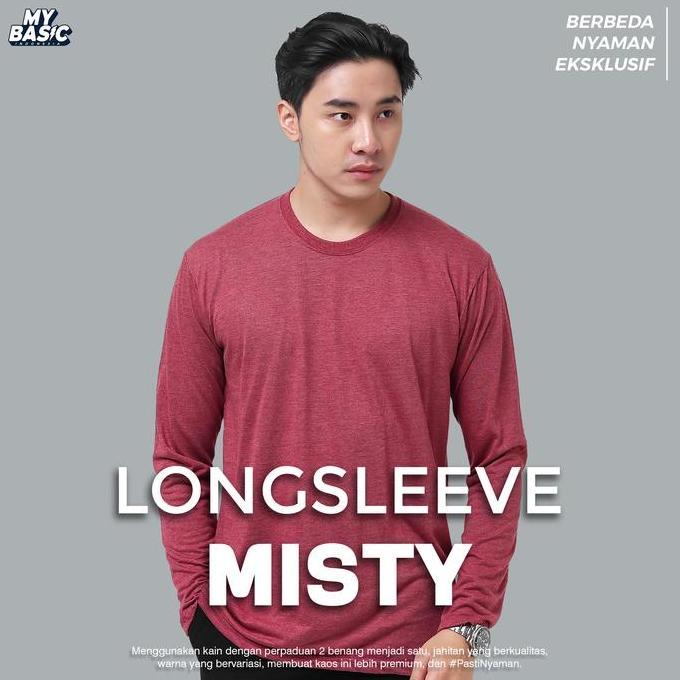 Xxxy- Kaos Lengan Panjang Twotone Misty Pasti Beda Pasti Eksklusif