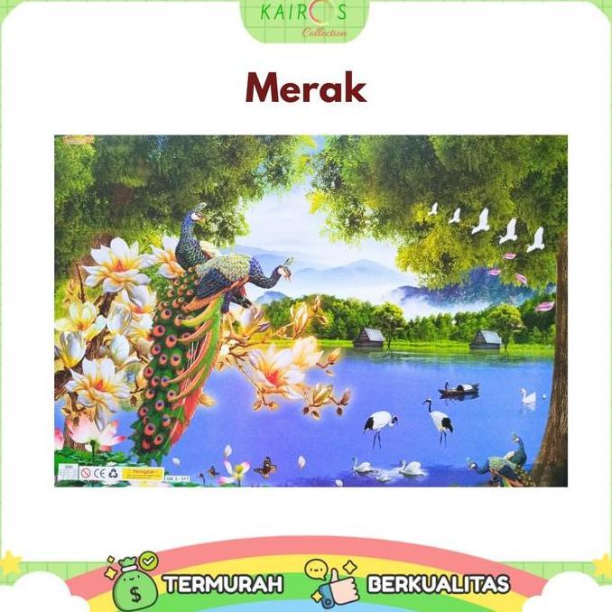 Promo Poster Aneka Pemandangan Lukisan Alam Kertas Cod