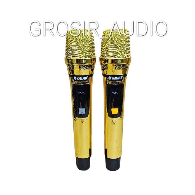 ferdyshp991 - harga mikrofon wireless yamaha w522 w722 dengan frekuensi uhf - microphone microphone