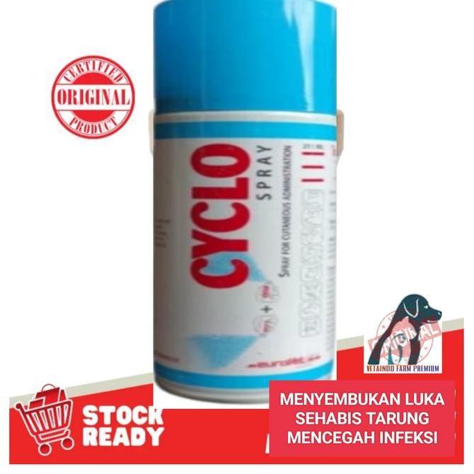 TERBARU - CYCLO SPRAY OBAT AYAM MENYEMBUKAN LUKA MENCEGAH INFEKSI CYCLO IMPORT