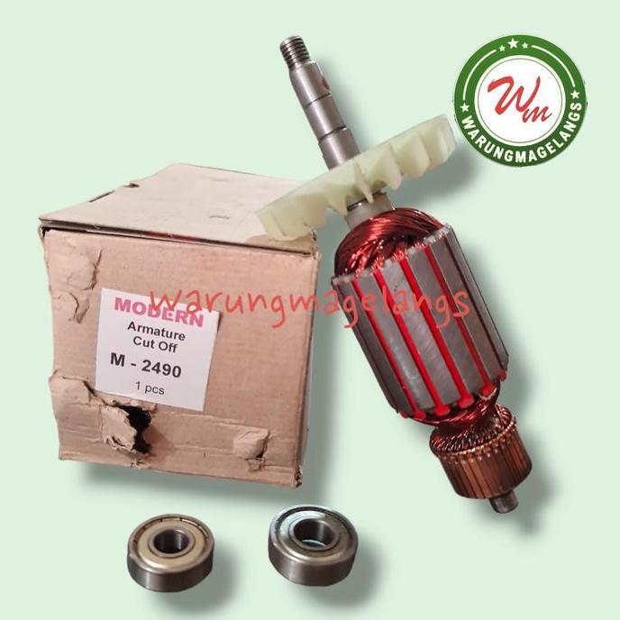 Angker armature Modern mesin cut off m 2490 m2490 potong besi 14 inch