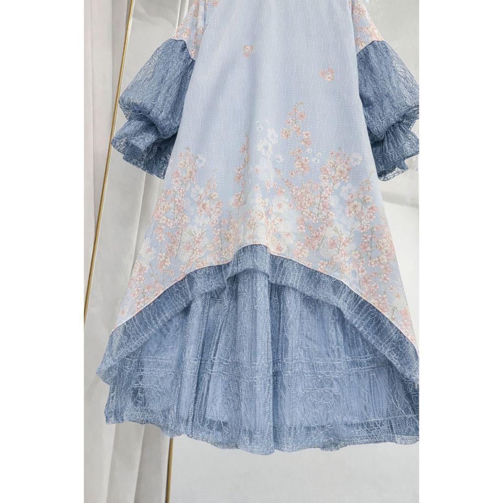 2-12Tahun Gamis Anak Syari Lebaran | Gamis Trend Terbaru Anak Perempuan Lengan Brokat