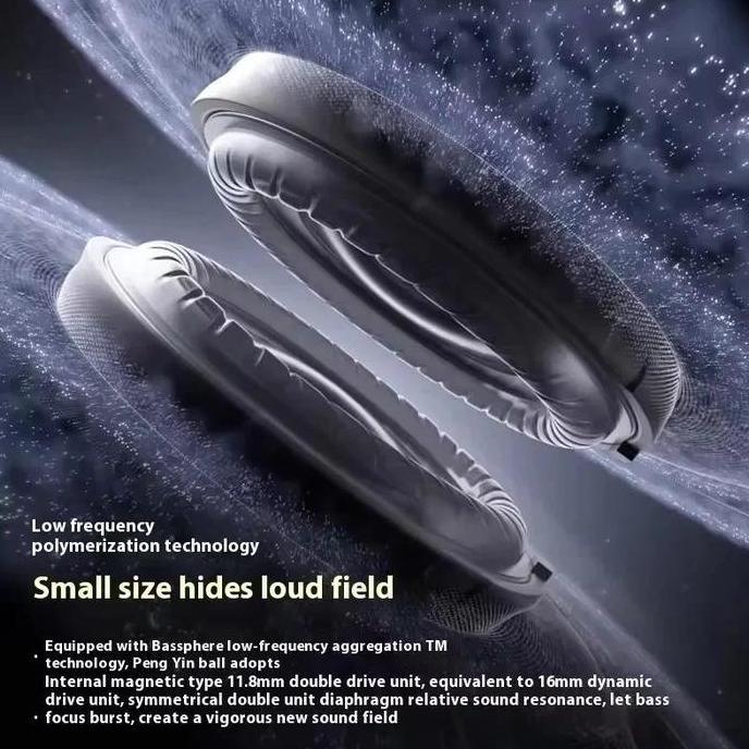 Shokz Opendots One Open-ear True Wireless Earbuds Black E310 (TERBAIK) (TERBARU) (TERMURAH)