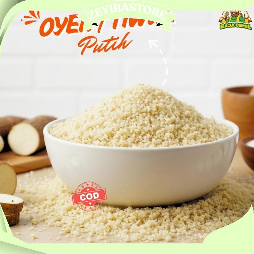 Tiwul Oyek Putih Nasi Tiwul Singkong 1/2 Kg Cod