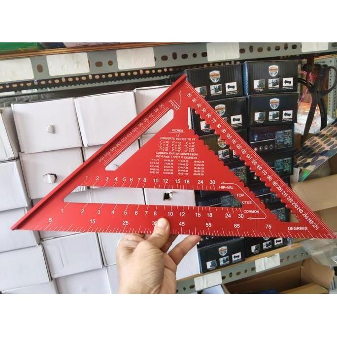 '+'+'+'+] SPEED SQUARE PREMIUM rafter square 12 inch speed square 12" cutting Laser CNC