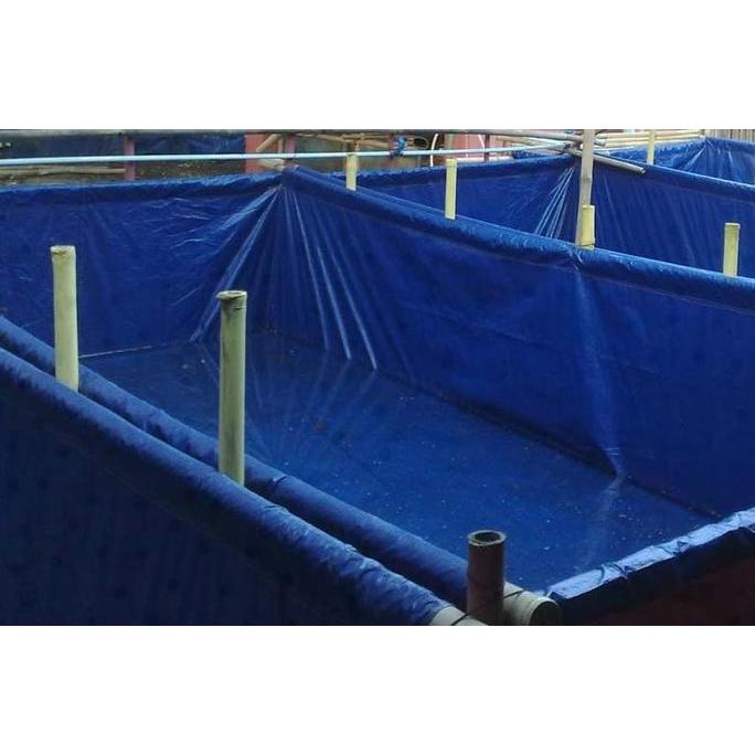 TERBARU - Terpal Kolam Lele 4 x 2 x 1 Meter | Kolam Terpal Ukuran 4x2x1 M