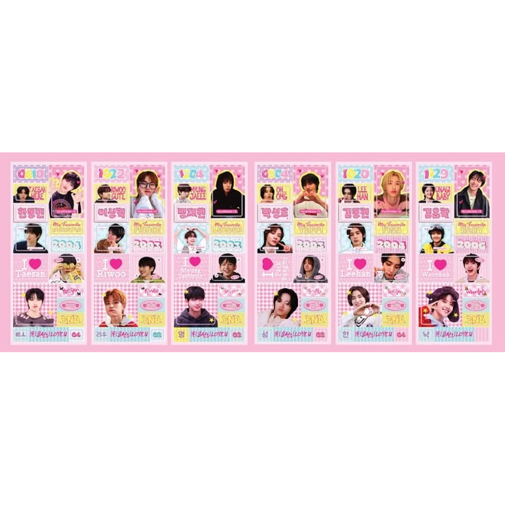 BOYNEXTDOOR member deco sticker