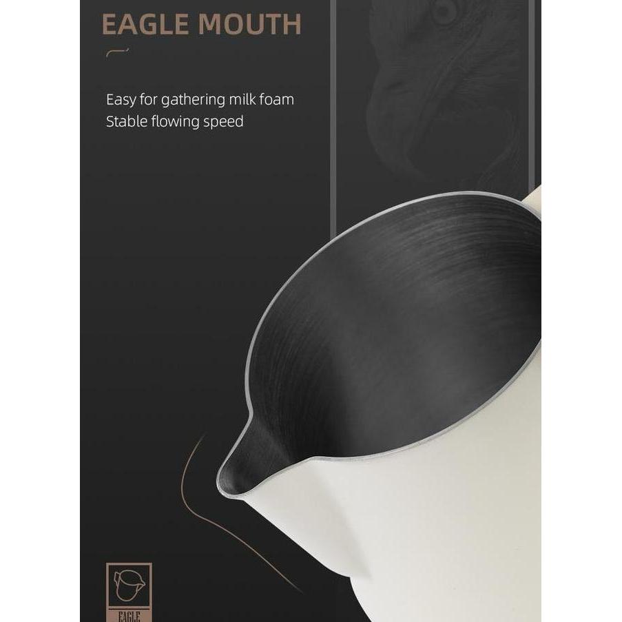 MHW-3BOMBER - 450ML Turbo Milk Pitcher Stainless Steel 304 Better Fusion of Milk Foam / Milk Jug / M