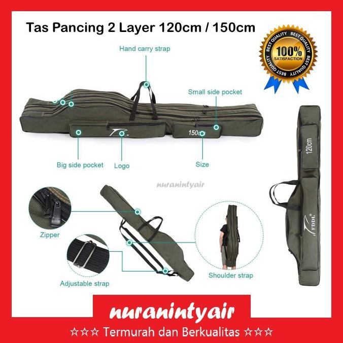 Tas Pancing 120 cm / 150 cm - Tas Mancing / Tas Joran Pancing Portable