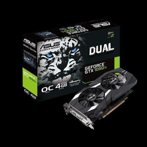 VGA Asus GTX 1050 Ti 4Gb DDR5 Dual OC