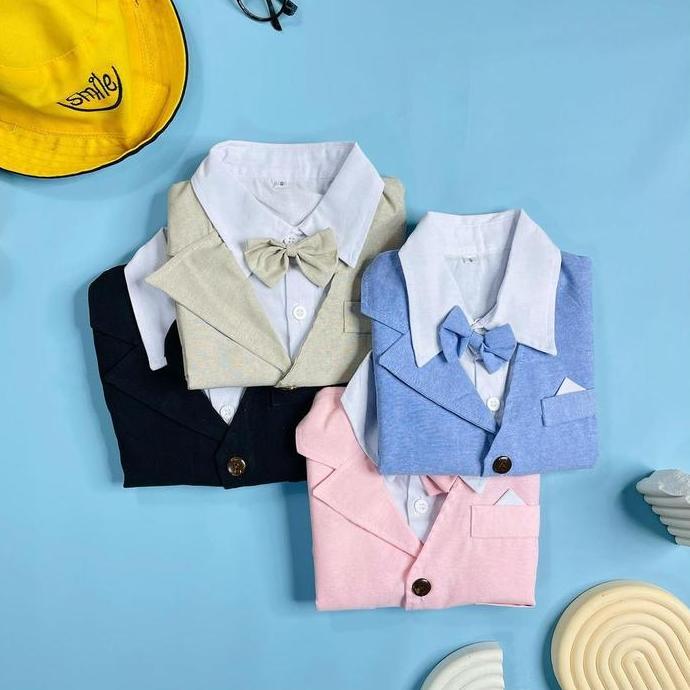 Setelan Baju  Rompi jas Anak anak laki laki  1-5 Tahun