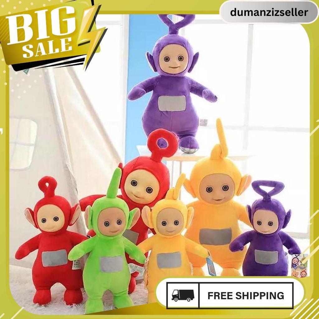 Mainan Anak Karakter Kartun Boneka Teletubies Lucu Imut Pake Lampu Led Meledak