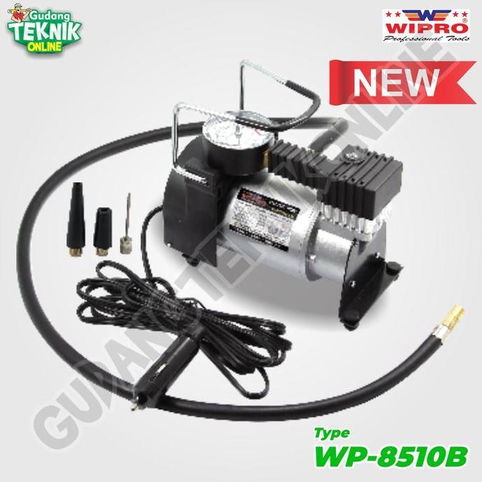 CARDIENAL Kompresor Mini DC-12V WIPRO WP-8501B Compressor Portable / Mini Air Compressor 15 Ampere W