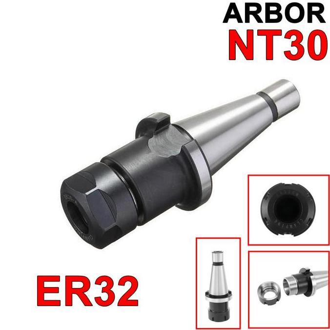 STYLENO Arbor NT30 ER32 Collet ER32 Collet Chuck ER32 Penjepit Tool Milling