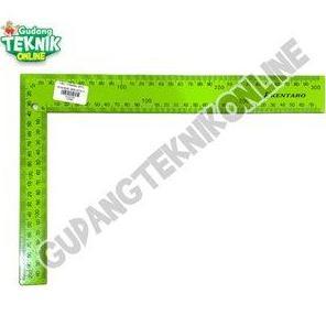 CARDIENAL (KENTARO 8") Penggaris Siku BESI Tukang 8" KTR-012132 KENTARO / Penggaris Garis Siku Bangu