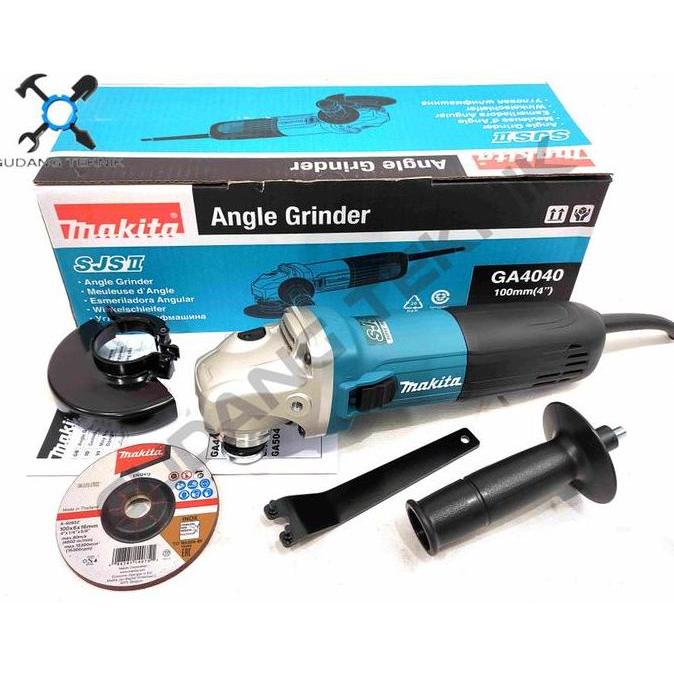 DHEALOKA Mesin Gerinda Tangan 4" GA4040 MAKITA / Mesin Gerinda Grinda Gurinda Listrik  4" GA 4040 - 