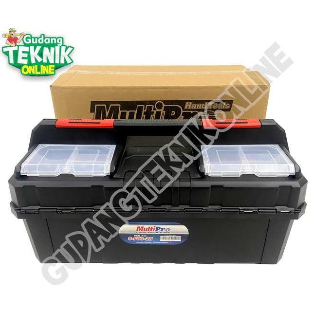 PAPANDAYAN MULTIPRO Tool Box Plastik 2 Susun 25" S-F50-25 OEO1.0025 / Toolbox Alat Tempat Kotak Simp