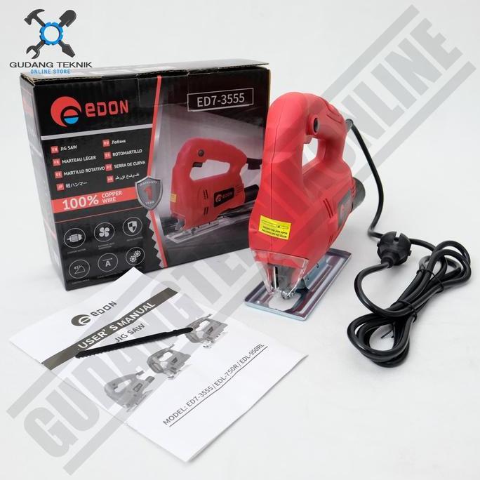 PANGRANGO Jigsaw Edon ED7-3555 - Mesin Jig Saw Edon - Mesin Gergaji Triplek Jigsaw Edon ED7-3555 EDO